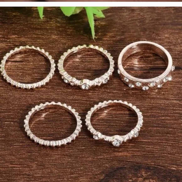 Bohemian Stackable Rings Set💝💝 - Picture 2 of 3